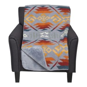 Pendleton Coyote Sherpa Throw Blanket - 50x70”